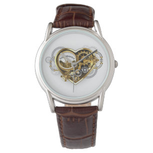 Steampunk Heart with a Manometer Watch
