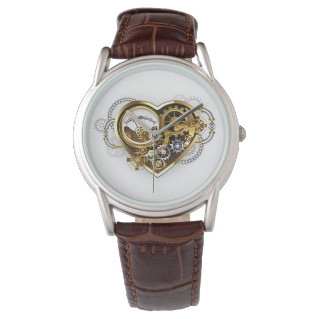 Steampunk Heart with a Manometer Watch (Front)