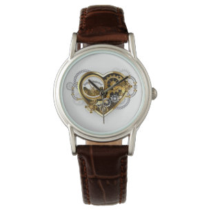 Steampunk Heart with a Manometer Watch