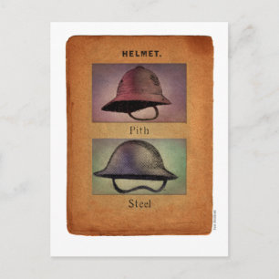 Steampunk Helmets Postcard