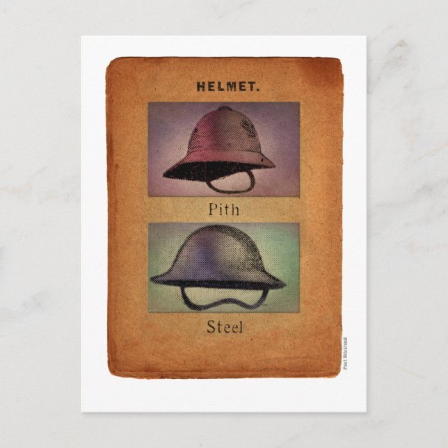 Steampunk Helmets Postcard (Front)