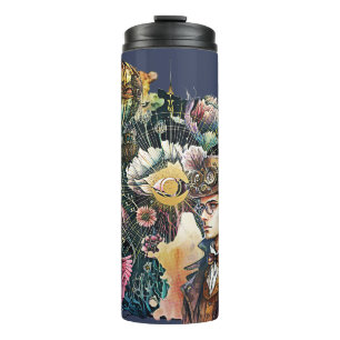 Steampunk Hero - A Collage Thermal Tumbler
