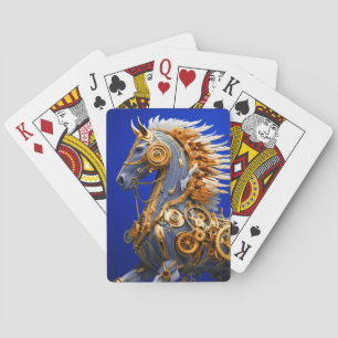 Steampunk Horse Playing Cards