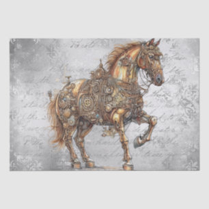 Steampunk Horse Tissue Paper