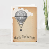 Steampunk Hot Air Balloon Wedding Anniversary