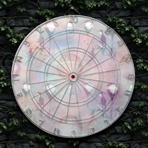 Steampunk Hot Air Balloons Vintage Feminine Dartboard