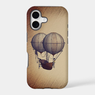 Steampunk Hot Air Balloons with Ship