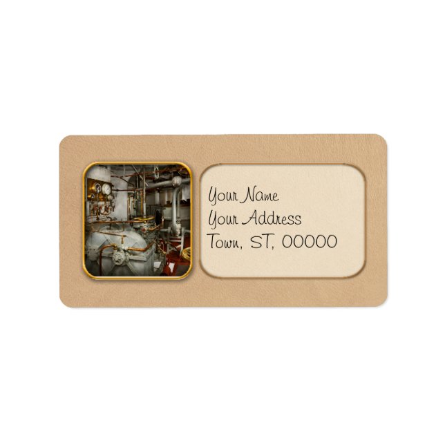 Steampunk - In the engine room Label (Front)
