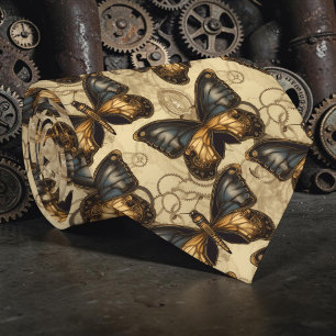 Steampunk Industrial Custom Necktie Tie