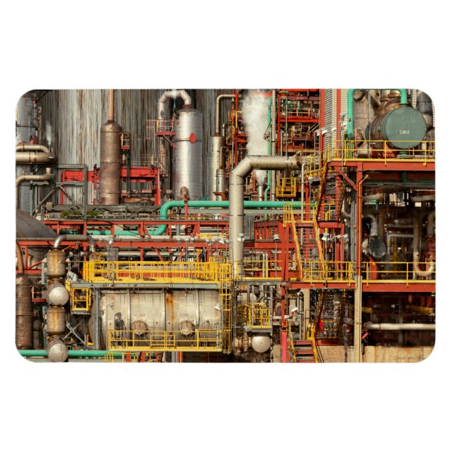 Steampunk - Industrial illusion Magnet (Horizontal)