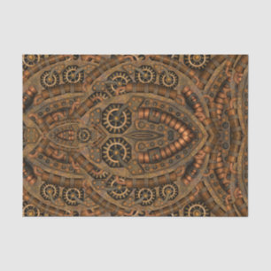 Steampunk Industrial Vintage Clockwork Tissue Paper