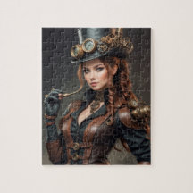 Steampunk Inspired Graphic Jigsaw Puzzle
