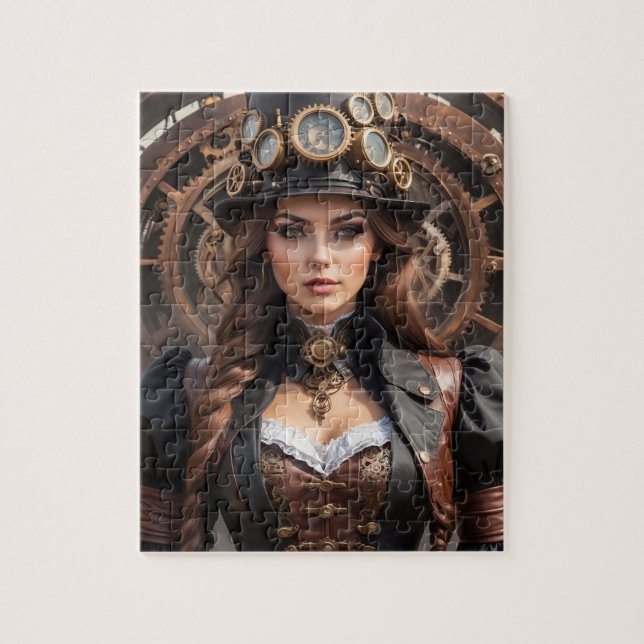 Steampunk Inspired Graphic jigsaw puzzle (Vertical)