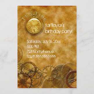 Steampunk Invitation