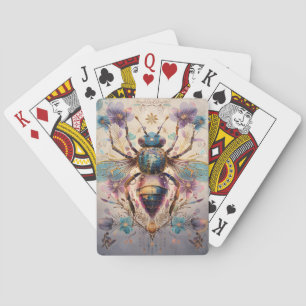 Steampunk Jewel Beetle Fantasy Art (1) Playing Cards