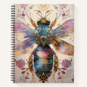 Steampunk Jewel Beetle Fantasy Art (2) Notebook