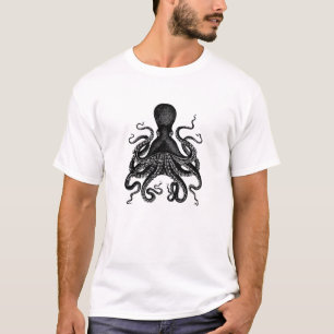 Steampunk Kraken Victorian Octopus Cthulu tshirt