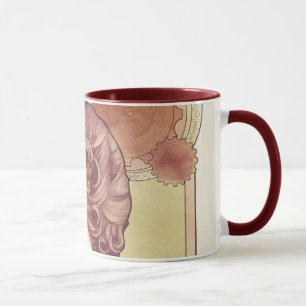 steampunk lady mug