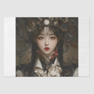 Steampunk Lady Tissue Paper