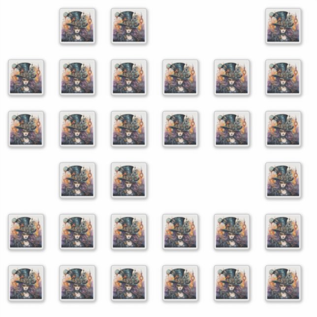 Steampunk Lady with top drama make up (Front)