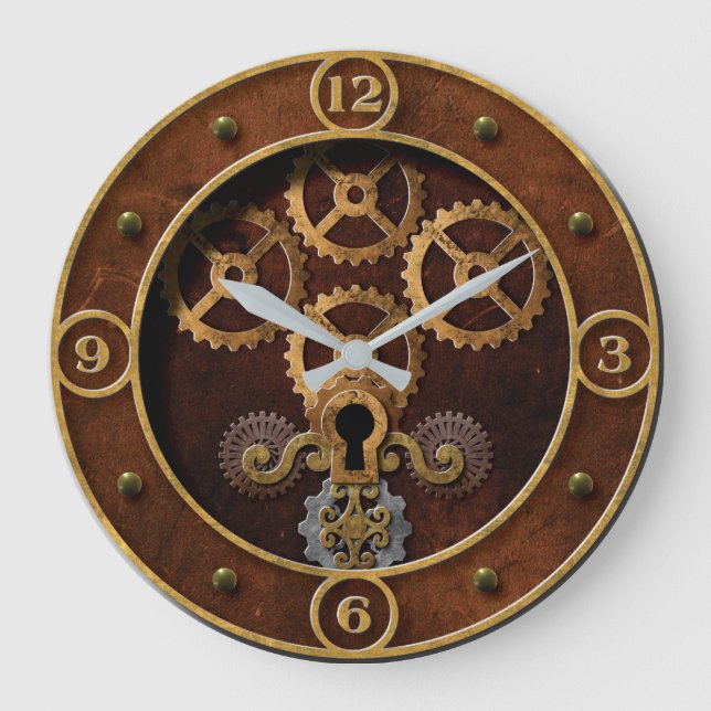 Steampunk Large Clock (Front)