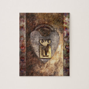 Steampunk - Locksmith - The key to my heart Jigsaw Puzzle