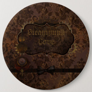 Steampunk Love 2 6 Cm Round Badge