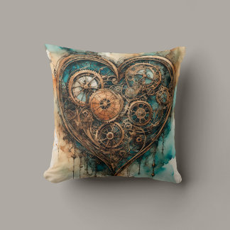 Steampunk Love Cushion