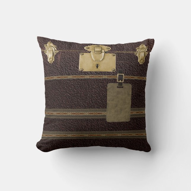 Steampunk luggage pillow (Front)