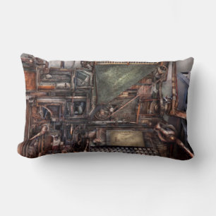 Steampunk - Machine - All the bells and whistles Lumbar Cushion