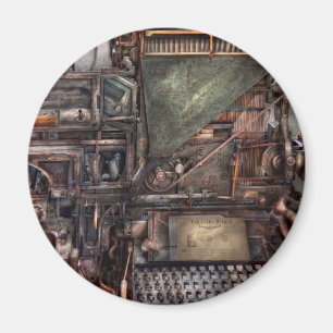 Steampunk - Machine - All the bells and whistles Magnet