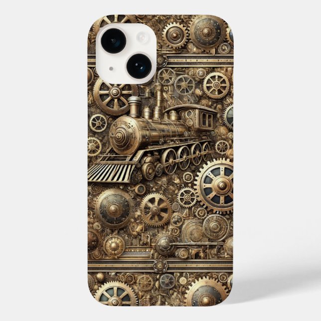 steampunk machine world Case-Mate iPhone case (Back)