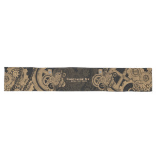 Steampunk Machinery (Brassy) Long Table Runner