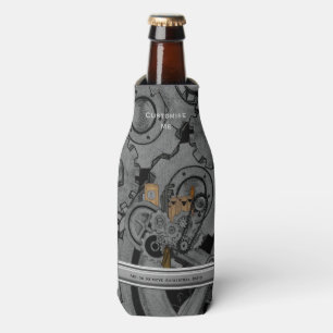 Steampunk Machinery (Full Colour) Bottle Cooler