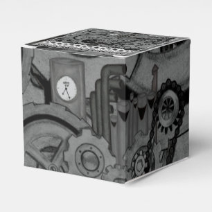 Steampunk Machinery (Monochrome) Favour Box