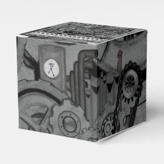 Steampunk Machinery (Monochrome) Favour Box