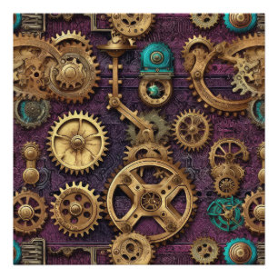Steampunk Machinery Photo Print