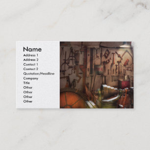 Steampunk - Machinist - The inventors workshop Business Card