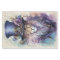 Steampunk Male Lion Purple Lilac Decoupage Paper