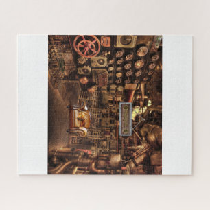 Steampunk~Man Cave~Gauges~Metres~Pipes~   Jigsaw Puzzle