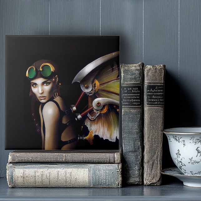 Steampunk Mechanical Fairy  Ceramic Tile (Creator Uploaded)
