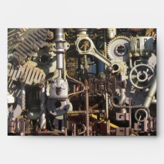 Steampunk mechanical machinery machines envelopes