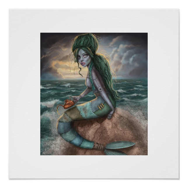 Steampunk Mermaid Poster (Front)