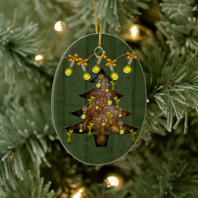 Steampunk Metal Tree Customisable Ornament (Tree)