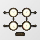 Steampunk Metres & Gauges Customisable Plaque 