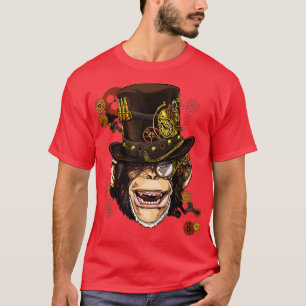 Steampunk Monkey Steampunk Lovers For Women & Men T-Shirt