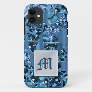 Steampunk monogram iPhone 11 case