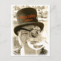 Steampunk Napa Valley Postcard!