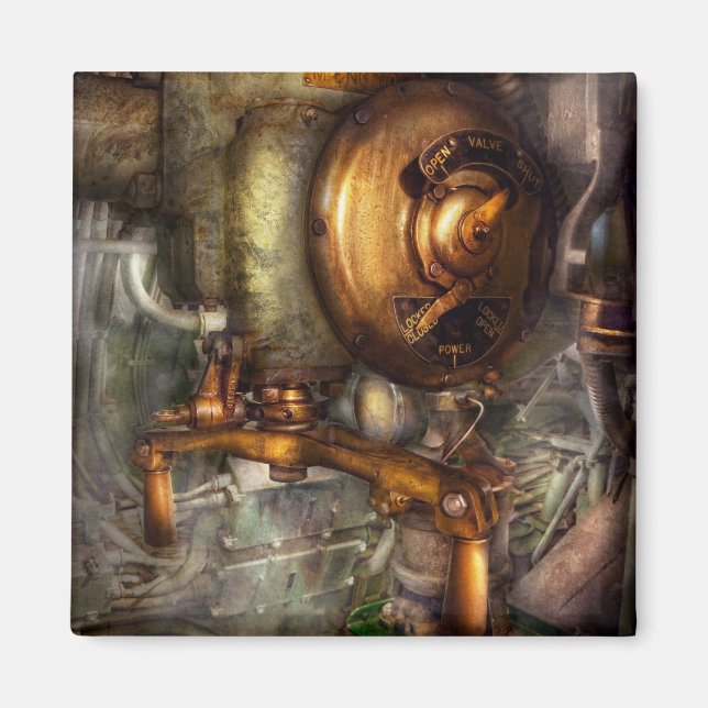Steampunk - Naval - Shut the valve Magnet (Front)