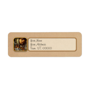 Steampunk - Naval - Shut the valve Return Address Label